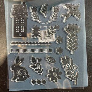 Archer & Olive Cottage Comfort Acrylic Stamp Set
